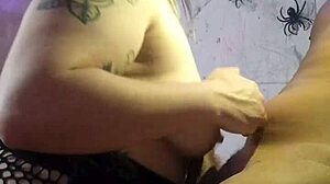 halloween elf deepthroats black dick sloppy in homemade latina style