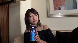 Japanese babe loses her mind in intense 3p with crazy orgasms and deepthroat!