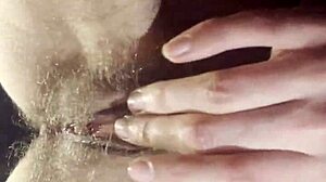 Teacher Fingers Dripping Hairy Pussy to Wild Orgasm Break
