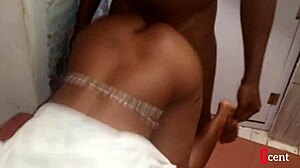 Doggystyle Pounding Stretches Her Tight Wet Pussy Wide