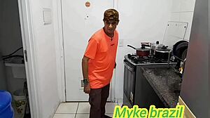 brazilian stepdad can't resist pink teen pussy and ass