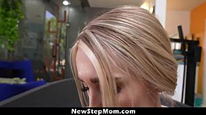 Stunning Milf Stepmom Tempts Stepsons with Her Irresistible Body