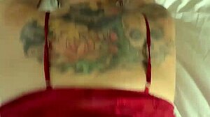 BIG DOGGYSTYLE ANAL CREAMPIE WHITE TATTOO SLUT