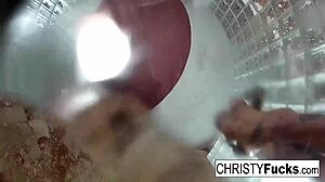 christy and dahlia hot shower bts oral tits pussy fun