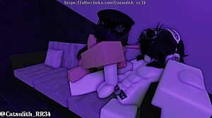 quickie turns into her sloppy blowjob and handjob cum