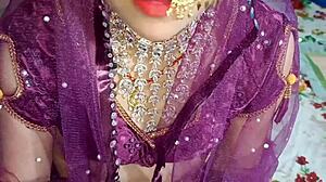 Indian wife bent over doggystyle anal creampie by stepbrother dirty talk