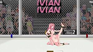 princess of the ring 2 rena vs vivian in wild lesbian street wrestling catfight