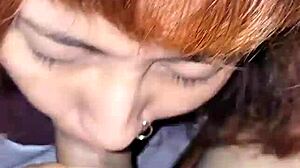 Beautiful Mexican housewife sucks cock hard before taking anal deep