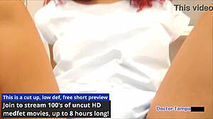 daisy ducati spreads natural tits in latex for tampa exam