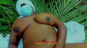 bbw sarah's big tits bounce in steamy hardcore pounding