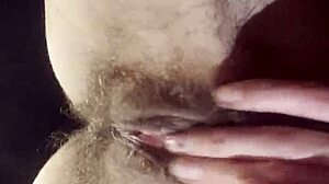 Teacher Fingers Dripping Hairy Pussy to Wild Orgasm Break