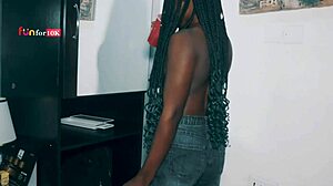 Raw hardcore fuck gaps maid's juicy tight pussy creampie covered