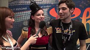 FionnaandJimmy Chaturbate Big Tits Asian Teen at AE Expo