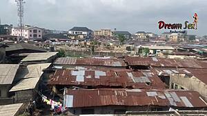 oiled young chubby worships big black monster cock with her fat ass