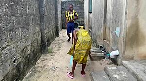 Black Pussy's Squirting Orgasms With Harveyxbush Backstage