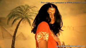 bath queen sheeba strips teasing brunette body in erotic nude dance undressing