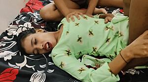 Best Threesome Sees Komal Neha Fury Fuck in College Dorm Tight Pussies