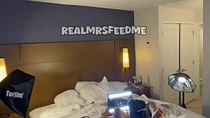 her ebony pussy squirts hard from monster bbc pounding doggystyle