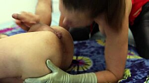 i'm the french amateur in satin stockings heels licking asshole sucking dick riding hard