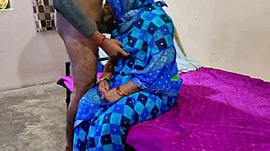 Desi Indian Bhabhi Gets Bent Over for Rough Doggystyle