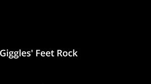 Giggles' Feet Rub Giant Hot Beach Rock!