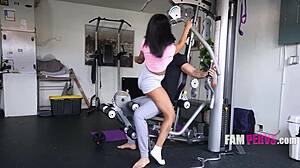 Kona Jade's Ebony Teen Ass Seduces Stepbro POV Cowgirl Ride