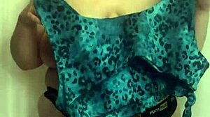chubby bbw tries on tight bikini bras boobs spilling
