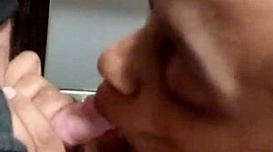 Bitch Devours Cock in Sloppy Sucking Session