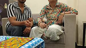 oops, jija sali's dirty hindi game led to wild creampie pounding, you hearing those moans?