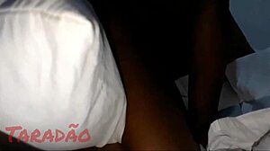 Preta Safada Begs for Cum in Her Fat Ass While Moaning!