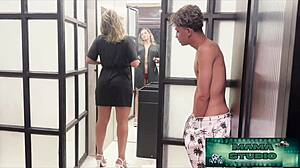 mama caught stepson spying closet fucked tarado novinho