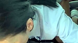 gabriella suck fast before they see cum in mouth