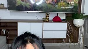 beautiful latina brunette playin with dildos on her big ass 😍🍑