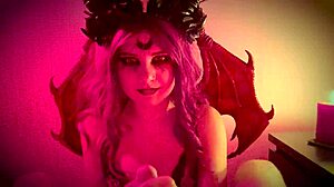 Demon Girl's Intense Halloween Doggystyle Pounding