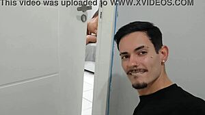 husband's buddy catches us flashing at wild swinger party