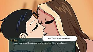 Curvy Big Tits Goth Gives Epic Lockdown Dom Blowjob!