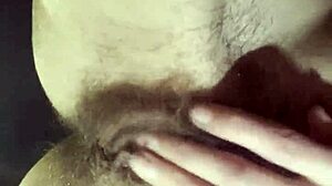 Teacher Fingers Dripping Hairy Pussy to Wild Orgasm Break