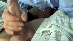 gabriella suck fast before they see cum in mouth