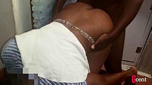 Doggystyle Pounding Stretches Her Tight Wet Pussy Wide