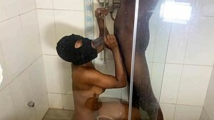 monster bbc fucks her deep in shower, neighbors hear moans