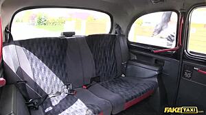 Fake Taxi Brunette Works Out Sweaty Pussy on Thick Driver Cock Ride