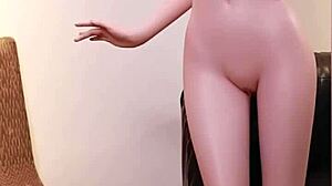 i couldnt resist stripping this silicone asian fuck doll 😍🔥