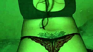red thong big ass wife shakes cheeks doggystyle bent over