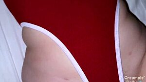 Sexy Asian BBW In Lingerie Takes Creampie In Tight Shaved Pussy Missionary Style