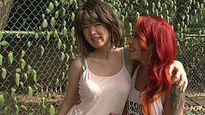 Lesbian tennis babes crave wet pussy licks