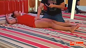 alejandra's homemade latina casting massage big ass body rub