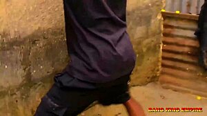 bbw stepmom bathroom bang splashes water crazy wet ebony fun