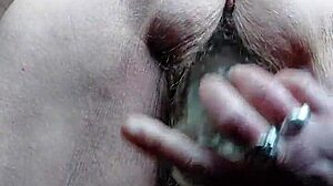 granny stuff that dildo deep in hairy pussy now?