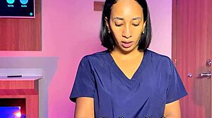 hot milf leyne rodriguez massages tantaly doll to wet happy ending