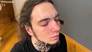 Merciless mistresses spit insults and saliva all over humiliated slave faces in extreme femdom